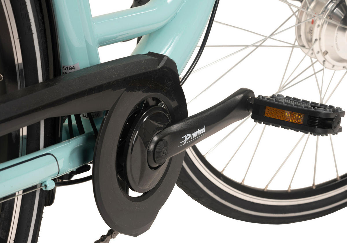 Hollandia City E-Bike Lido 335E 28 Zoll Rahmenhöhe 49 cm 9 Gänge türkis türkis ca. 250 W ca. 36 V ca. 28 Zoll Lido - türkis - Hollandia