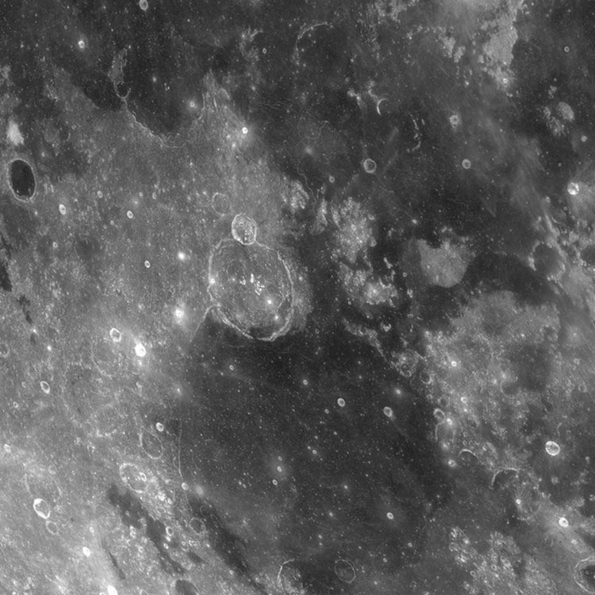 Komar Fototapete Moon D: ca. 125 cm Moon - (125,00cm) - Komar