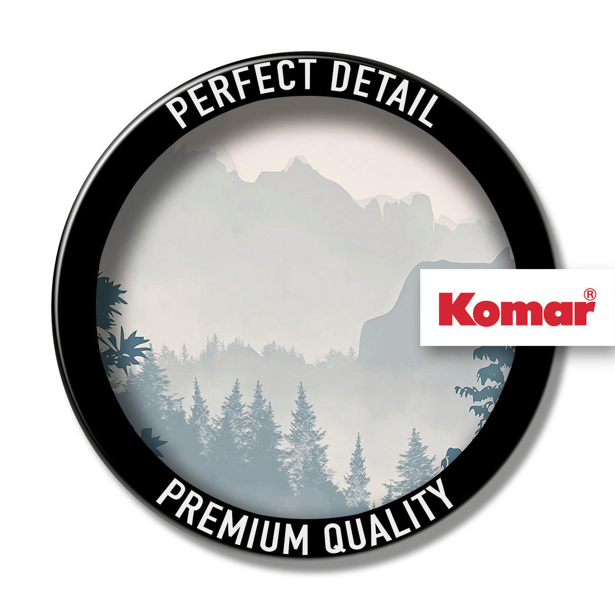 Komar Fototapete Blue Valley D: ca. 125 cm Blue Valley - (125,00cm) - Komar