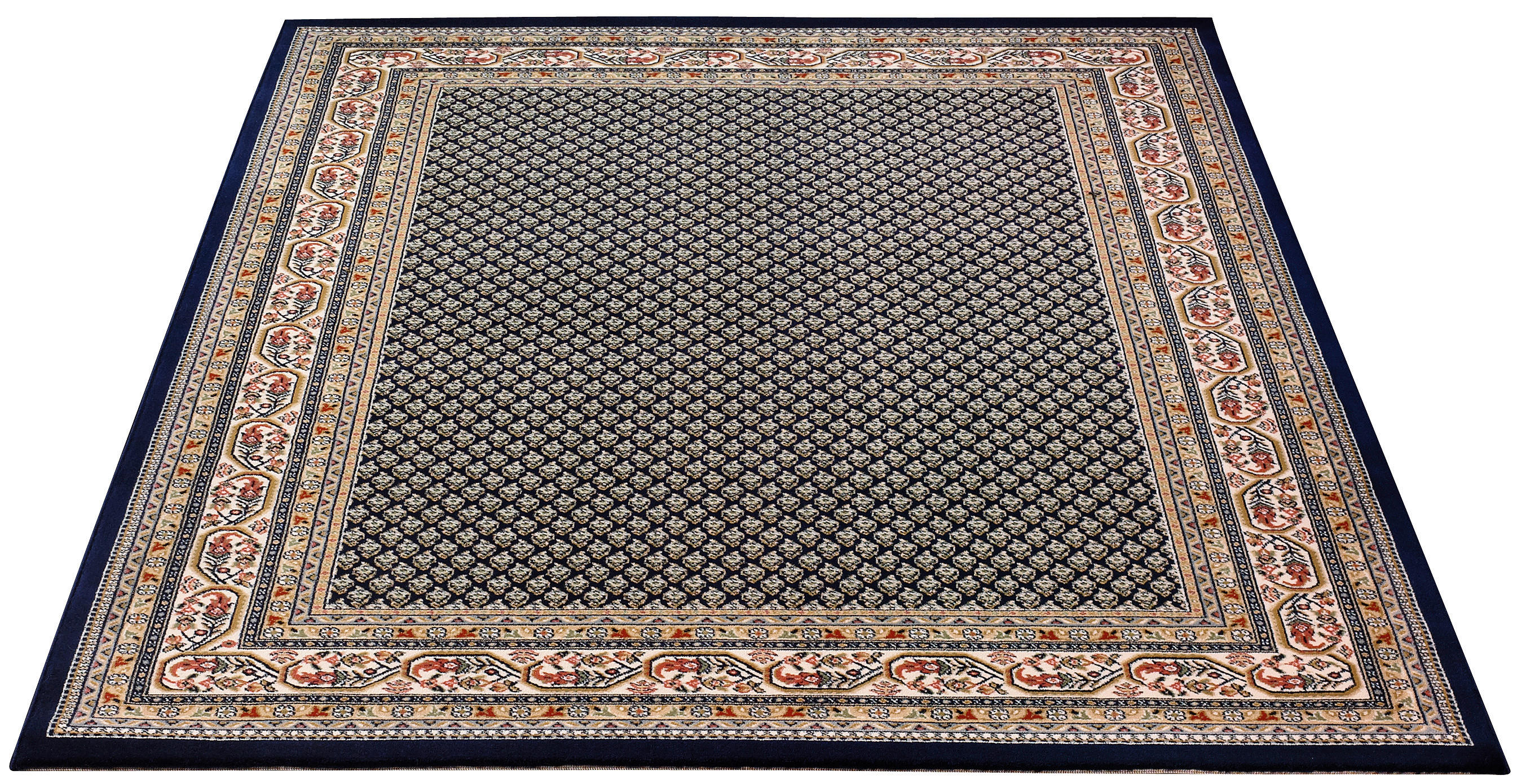 Webteppich Kashmar blau B/L: ca. 160x230 cm Kashmar - blau (160,00/230,00cm)