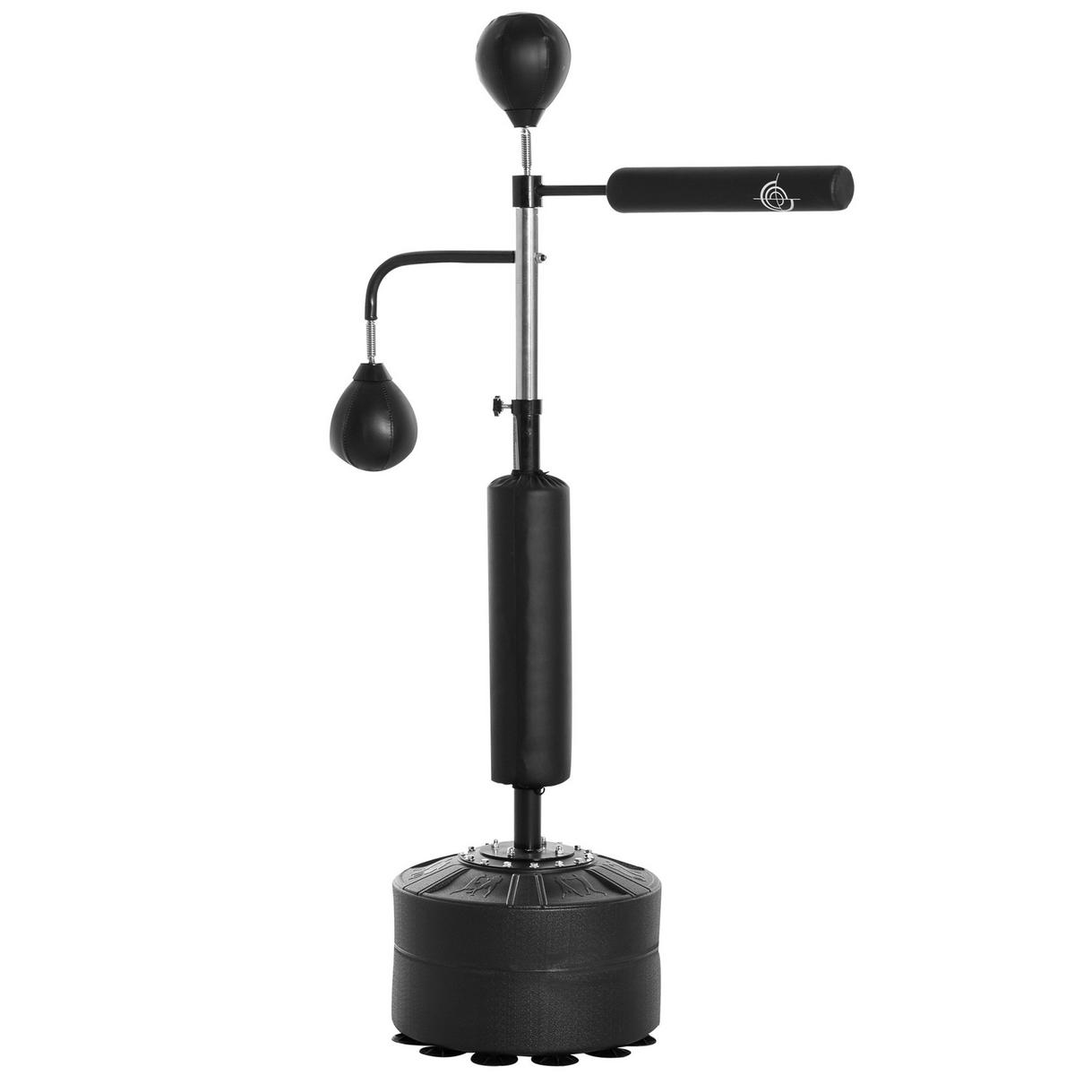 HOMCOM Fitness-Zubehör schwarz Polypropylen B/H/L: ca. 50x88x160 cm Boxset - schwarz (160,00/50,00/88,00cm) - HOMCOM