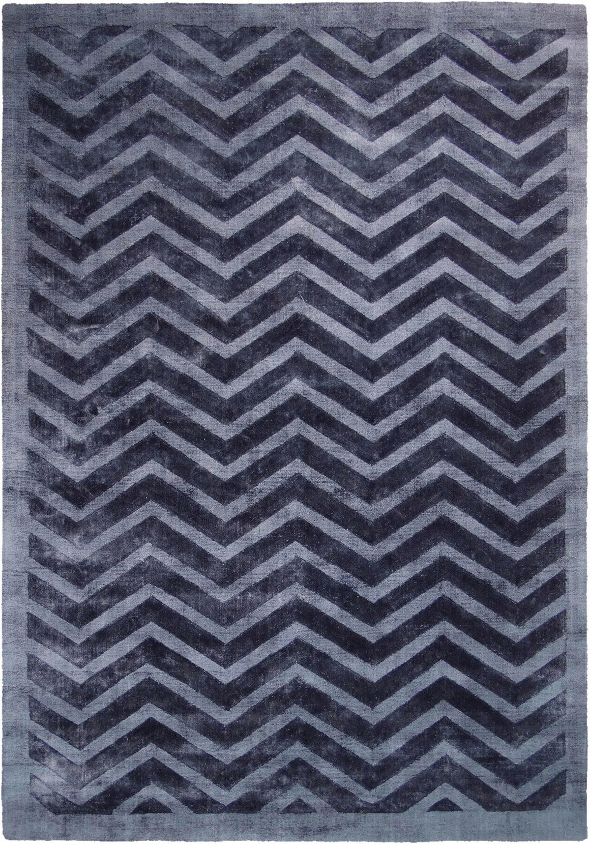Kayoom Kurzflorteppich Luxury 410 marine B/H/L: ca. 80x0,8x150 cm Luxury 410 - marine (150,00/80,00/0,80cm) - Kayoom