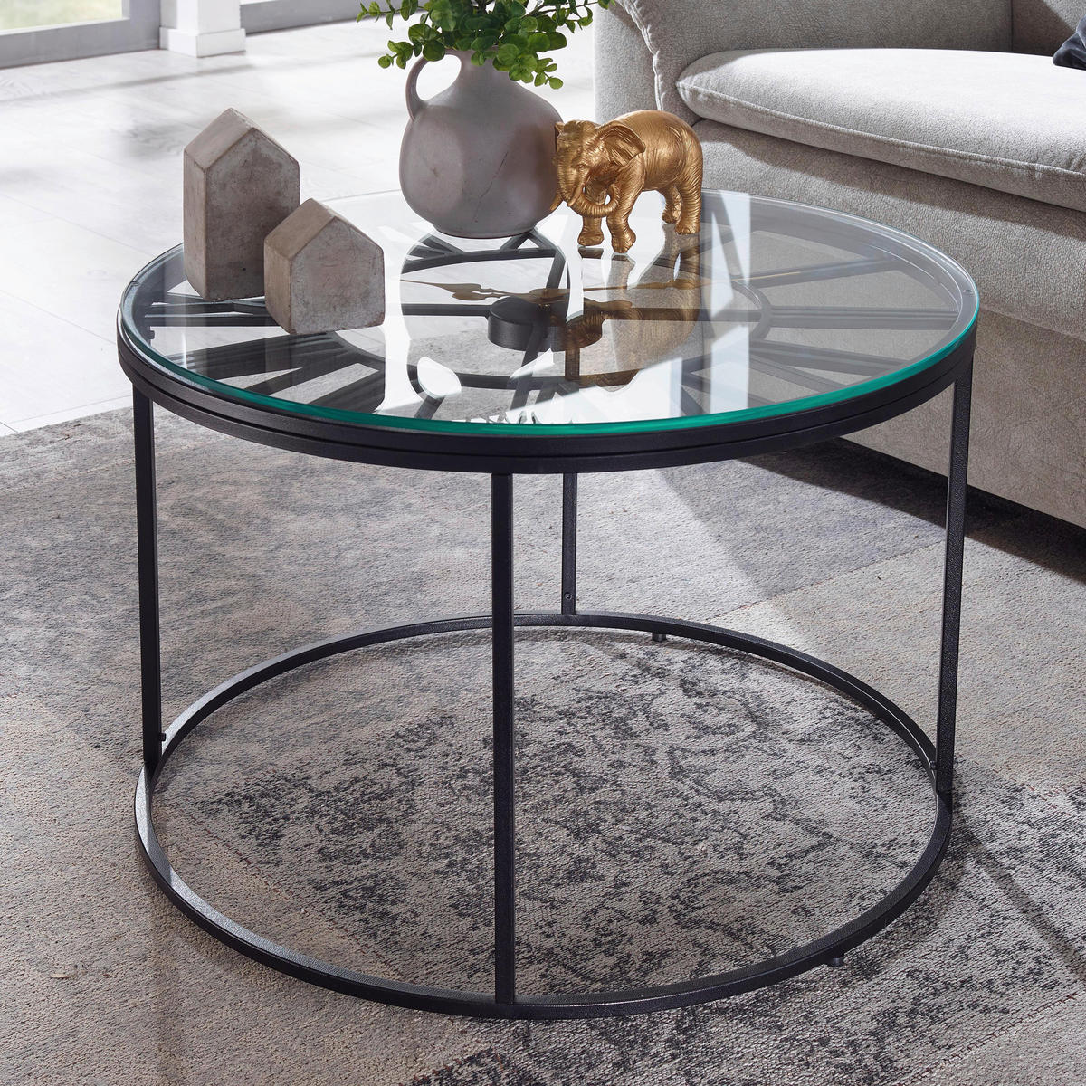 Couchtisch  B/H/T: ca. 60x43x60 cm Couchtisch - (60,00/43,00/60,00cm) - Wohnling