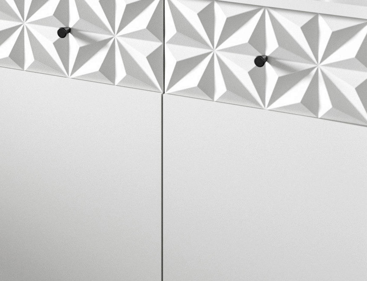 Badezimmer-Set Prisma weiß B/H/T: ca. 195x187x37 cm Prisma - weiß (195,00/187,00/37,00cm) - xonox.home