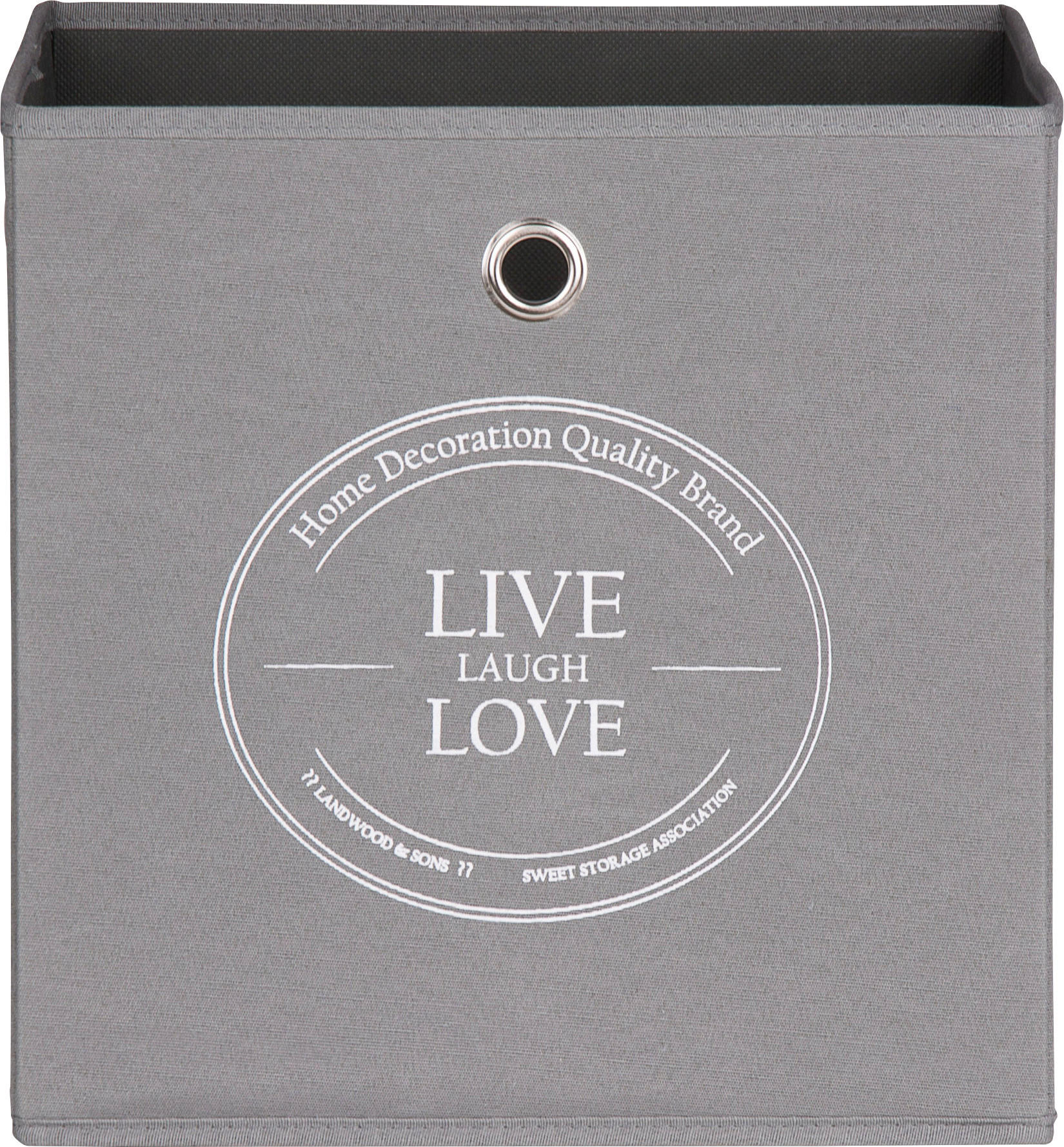 Motivbox Live anthrazit B/H/T: ca. 32x32x32 cm Live - anthrazit (32,00/32,00/32,00cm)