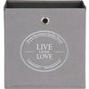 Motivbox Live anthrazit B/H/T: ca. 32x32x32 cm Live - anthrazit (32,00/32,00/32,00cm)