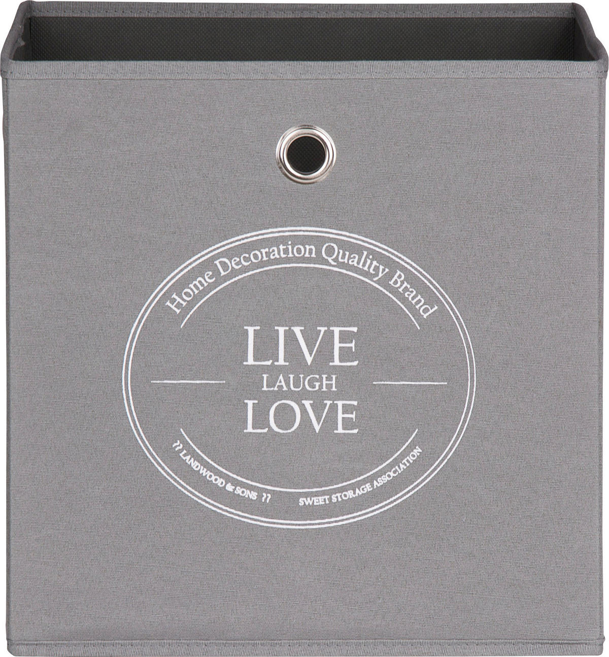 Motivbox Live anthrazit B/H/T: ca. 32x32x32 cm Live - anthrazit (32,00/32,00/32,00cm)