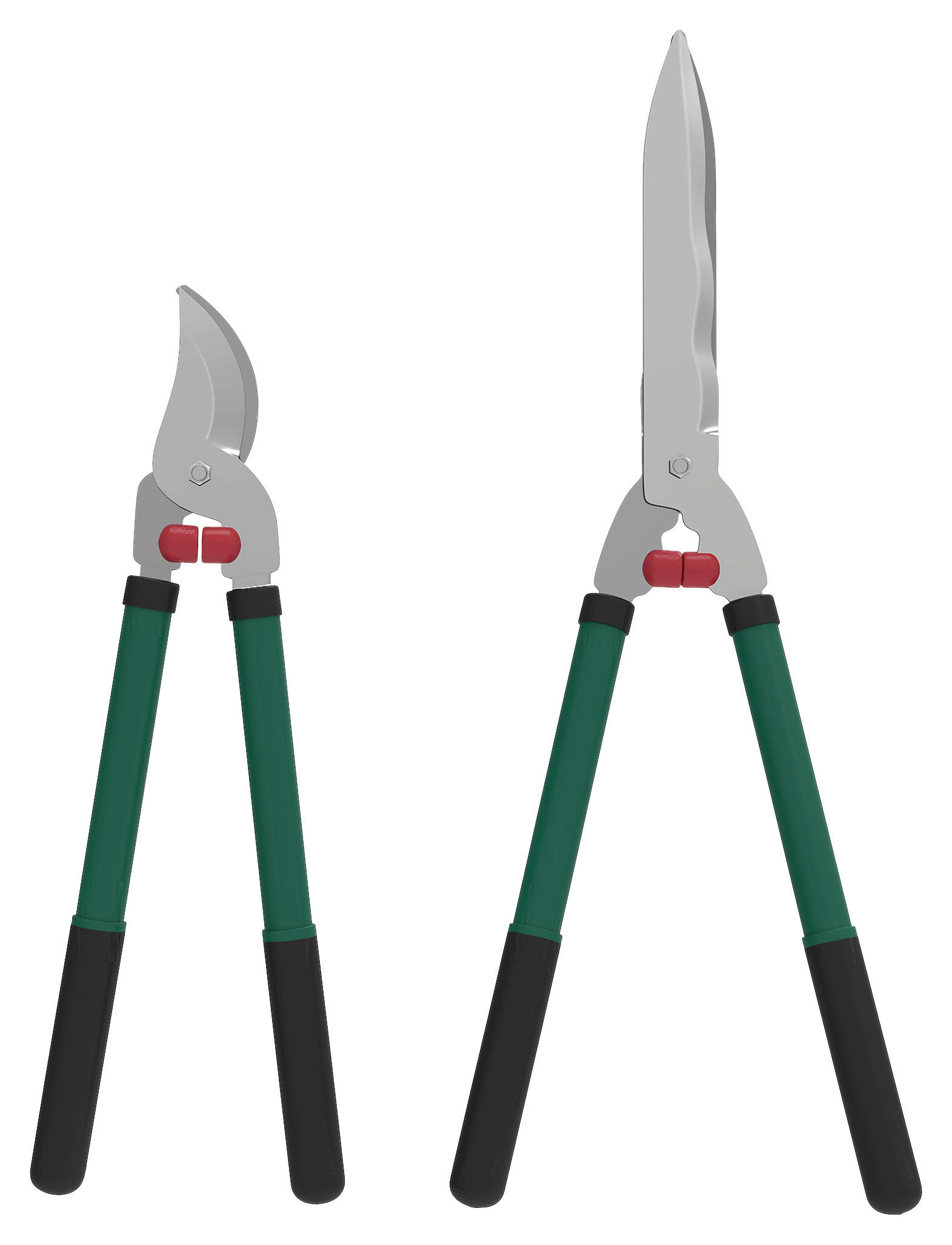 Outsunny Gartenwerkzeug-Set grün Kunststoff B/H/L: ca. 17x4,5x51 cm Gartenwerkzeug-Set - grün (51,00/17,00/4,50cm) - Outsunny