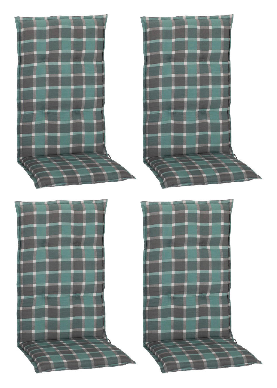 Beo Saumauflage für Hochlehner Büsum türkis Polyester-Mischgewebe B/H/L: ca. 50x12x118 cm 4er Set Büsum - türkis (118,00/50,00/12,00cm) - Beo