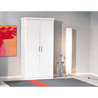 Kleiderschrank Hakon weiß B/H/T: ca. 95x190x55 cm Hakon - weiß (95,00/190,00/55,00cm) - Inter Link