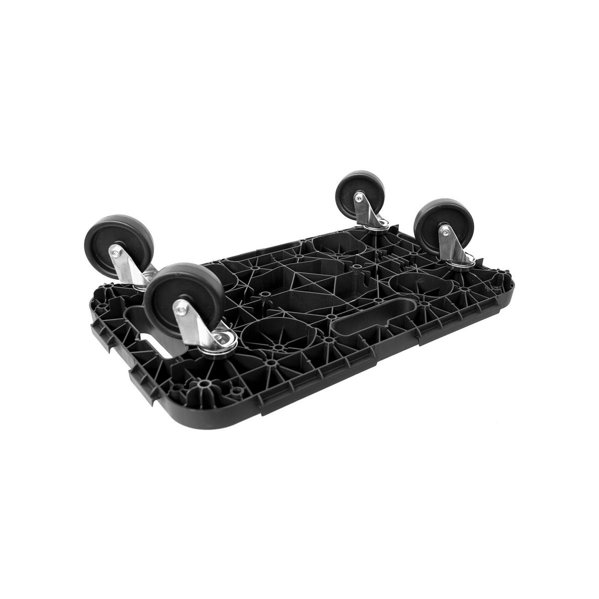 Dolly Transportroller schwarz B/H/L: ca. 29x12,5x48 cm Transportroller_mit_Rädern - schwarz (48,00/29,00/12,50cm) - Dolly