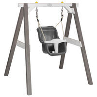 AXI Babyschaukel grau B/H/L: ca. 120x134x103 cm Babyschaukel Grau/Weiß - weiß/grau (103,00/120,00/134,00cm) - AXI