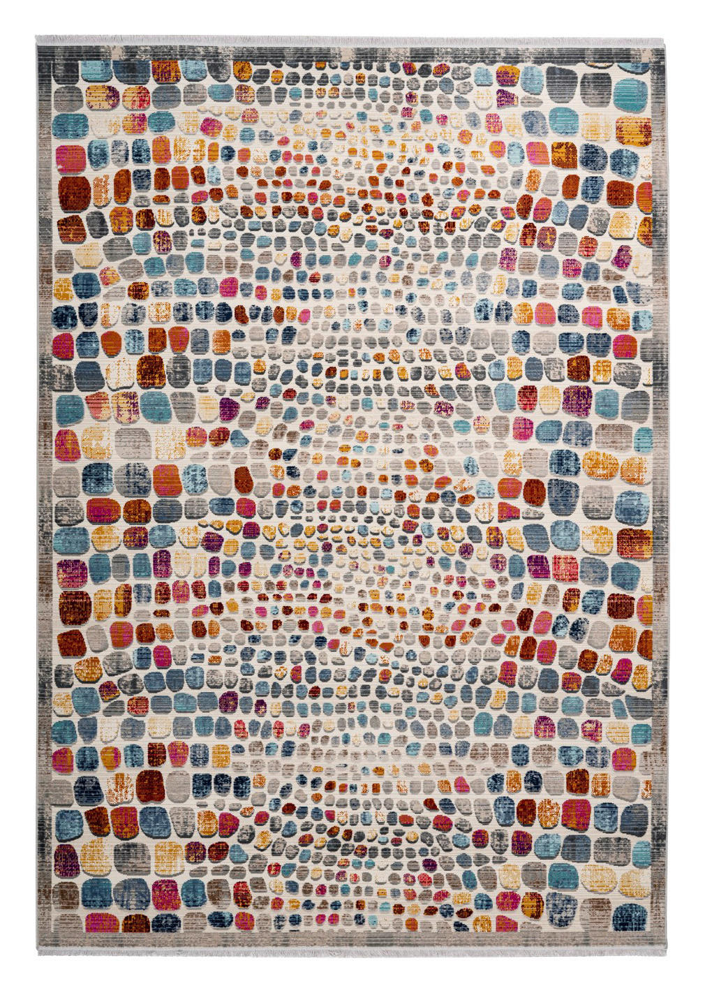 me gusta Kurzflorteppich Anouk 125 mehrfarbig B/H/L: ca. 80x0,35x150 cm Anouk 125 - mehrfarbig (150,00/80,00/0,35cm) - me gusta
