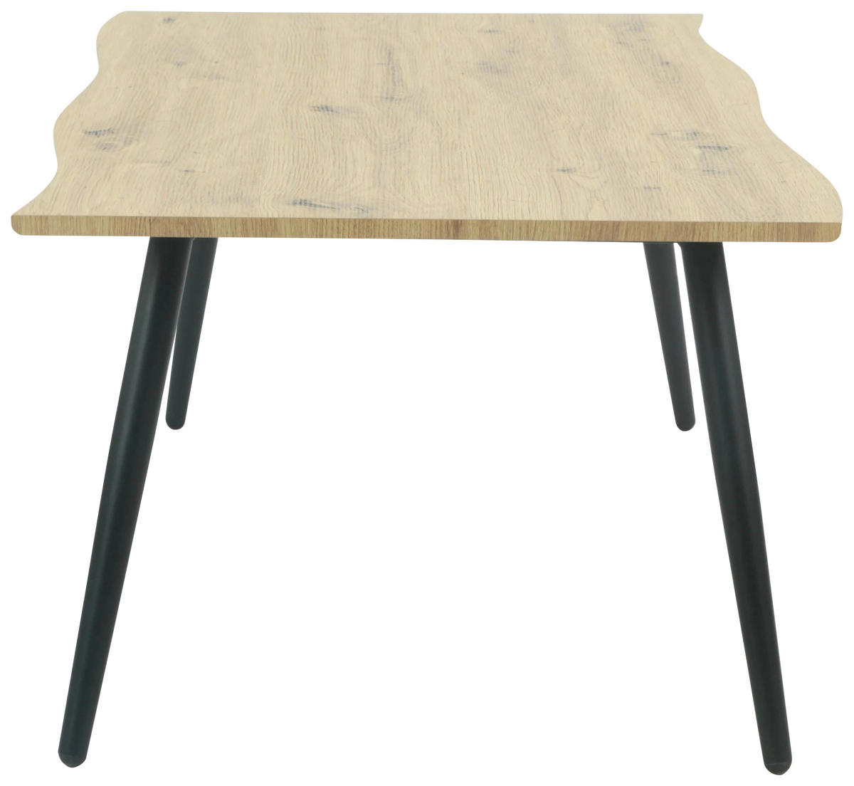 Couchtisch Zagreb Eiche Artisan Nachbildung B/H/T: ca. 110x42x60 cm Zagreb - Eiche/schwarz (110,00/42,00/60,00cm)