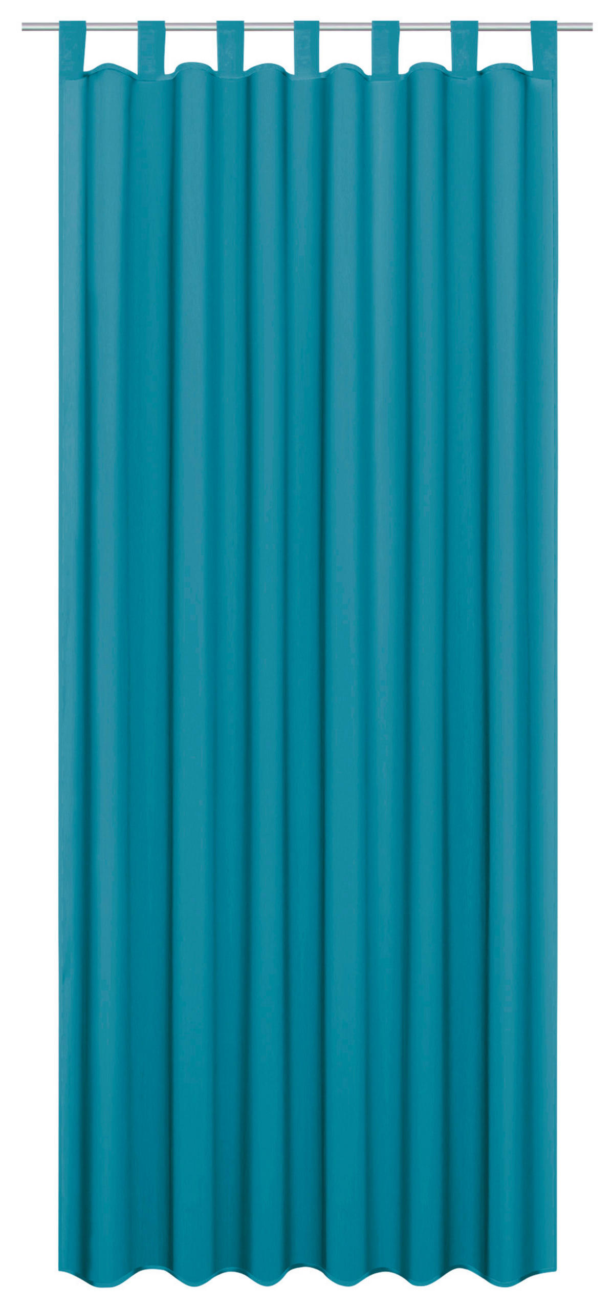 Sensation Schlaufenvorhang Look petrol B/L: ca. 140x235 cm Look - petrol (140,00/235,00cm) - Sensation