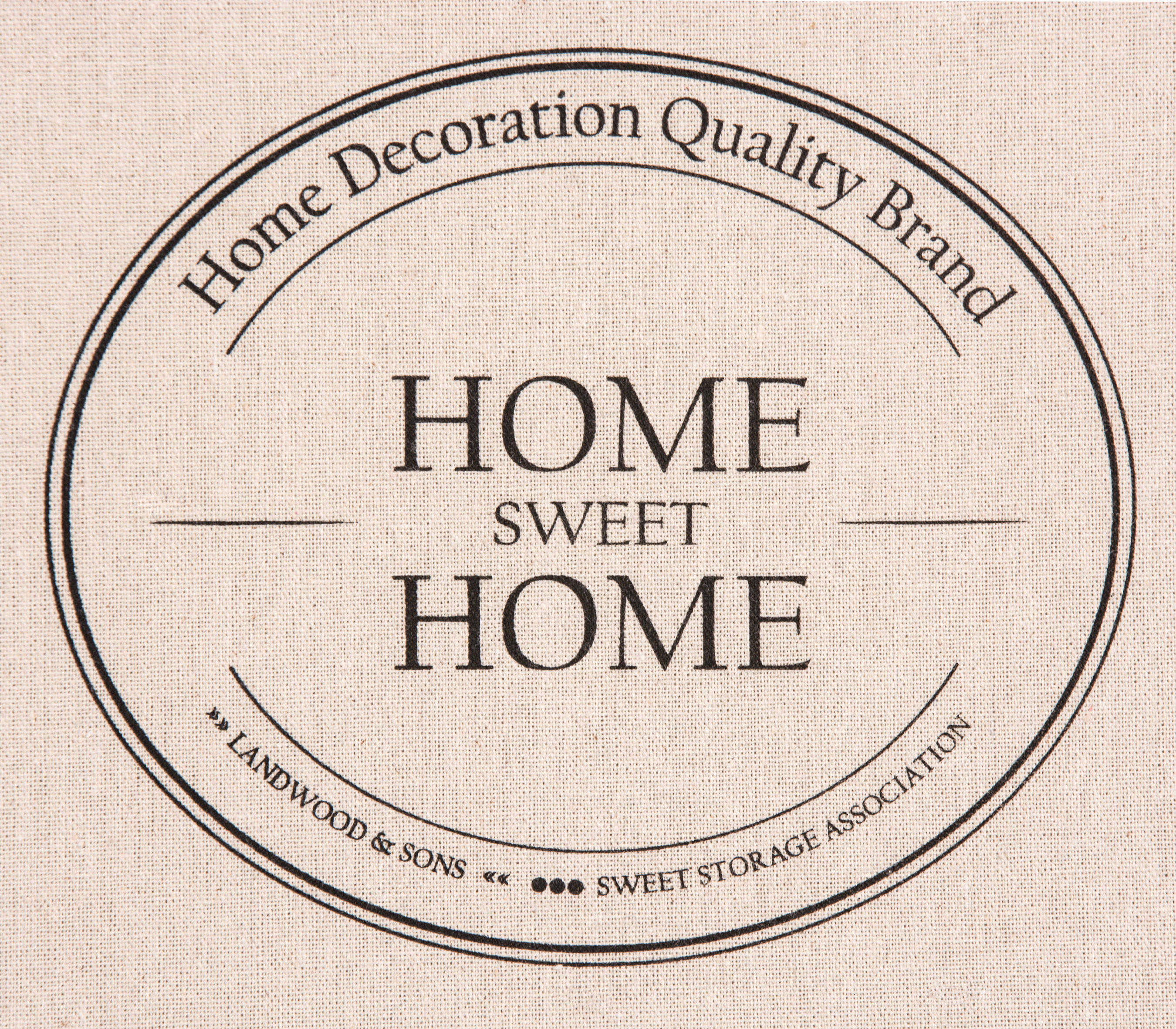 Motivbox Home beige B/H/T: ca. 32x32x32 cm Home - beige (32,00/32,00/32,00cm)