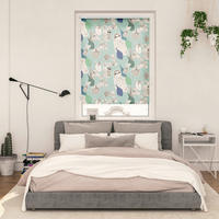 Verdunkelungsrollo Sloths on Turquoise grün B/L: ca. 70x150 cm Sloths on Turquoise - grün (70,00/150,00cm) - LICHTBLICK