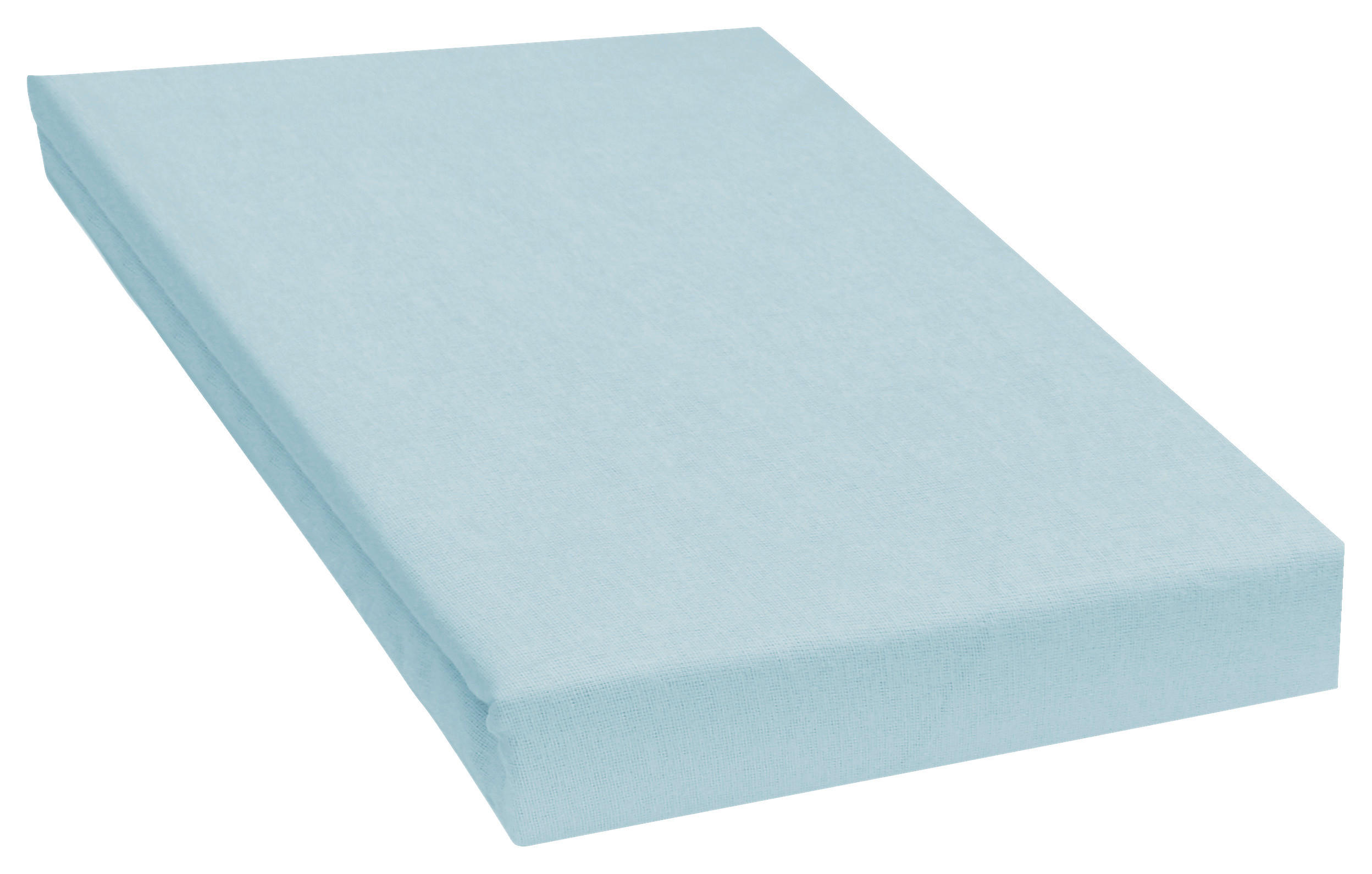 Biber Spannbetttuch Biber Spannbettuch_Biber 160x200x27 blau - blau (200,00/160,00/27,00cm) - POCOline