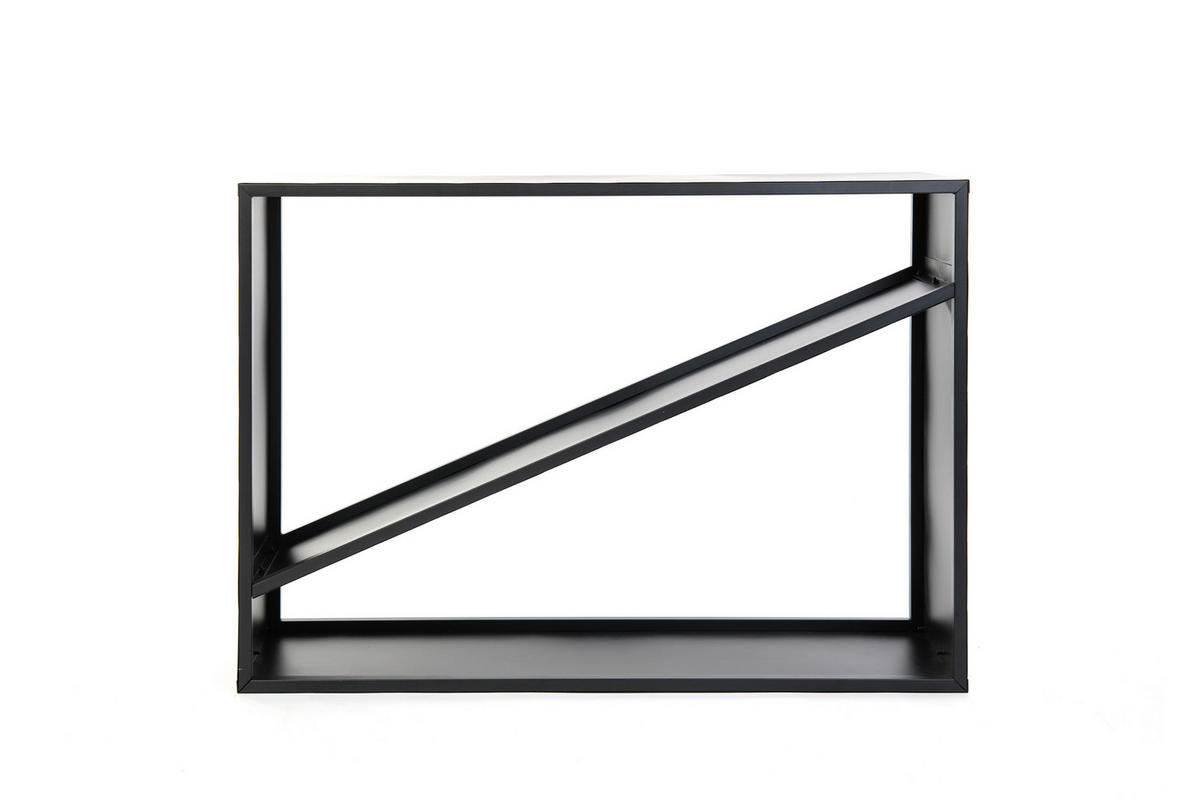 Westmann Kaminholzregal schwarz B/H/T: ca. 115x80x35 cm Kaminholzregal - schwarz (115,00/80,00/35,00cm) - Westmann