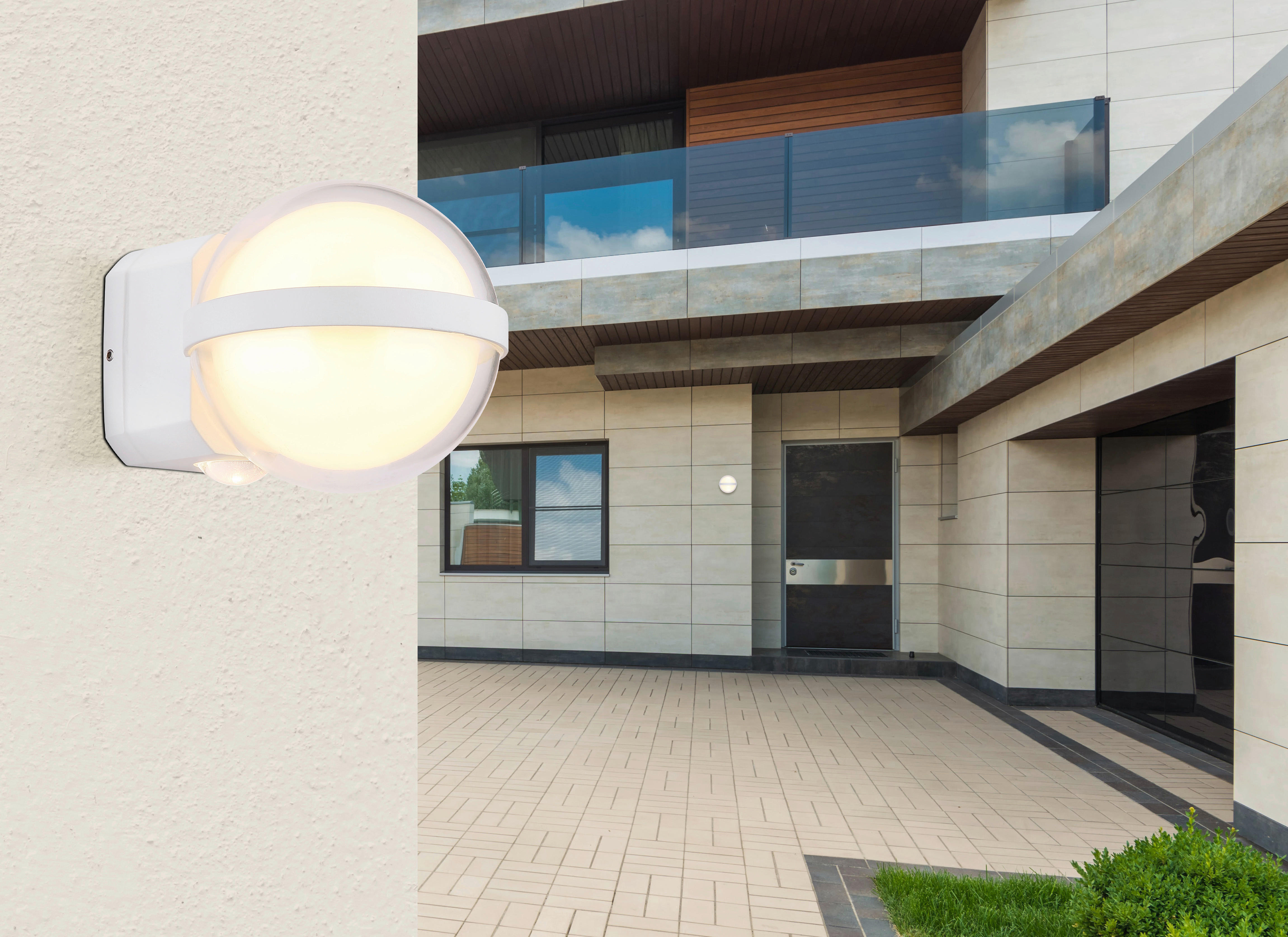 GLOBO LED-Lichterkette ILLI klar B/H: ca. 10,5x11 cm ILLI - klar/weiß (10,50/11,00cm) - GLOBO