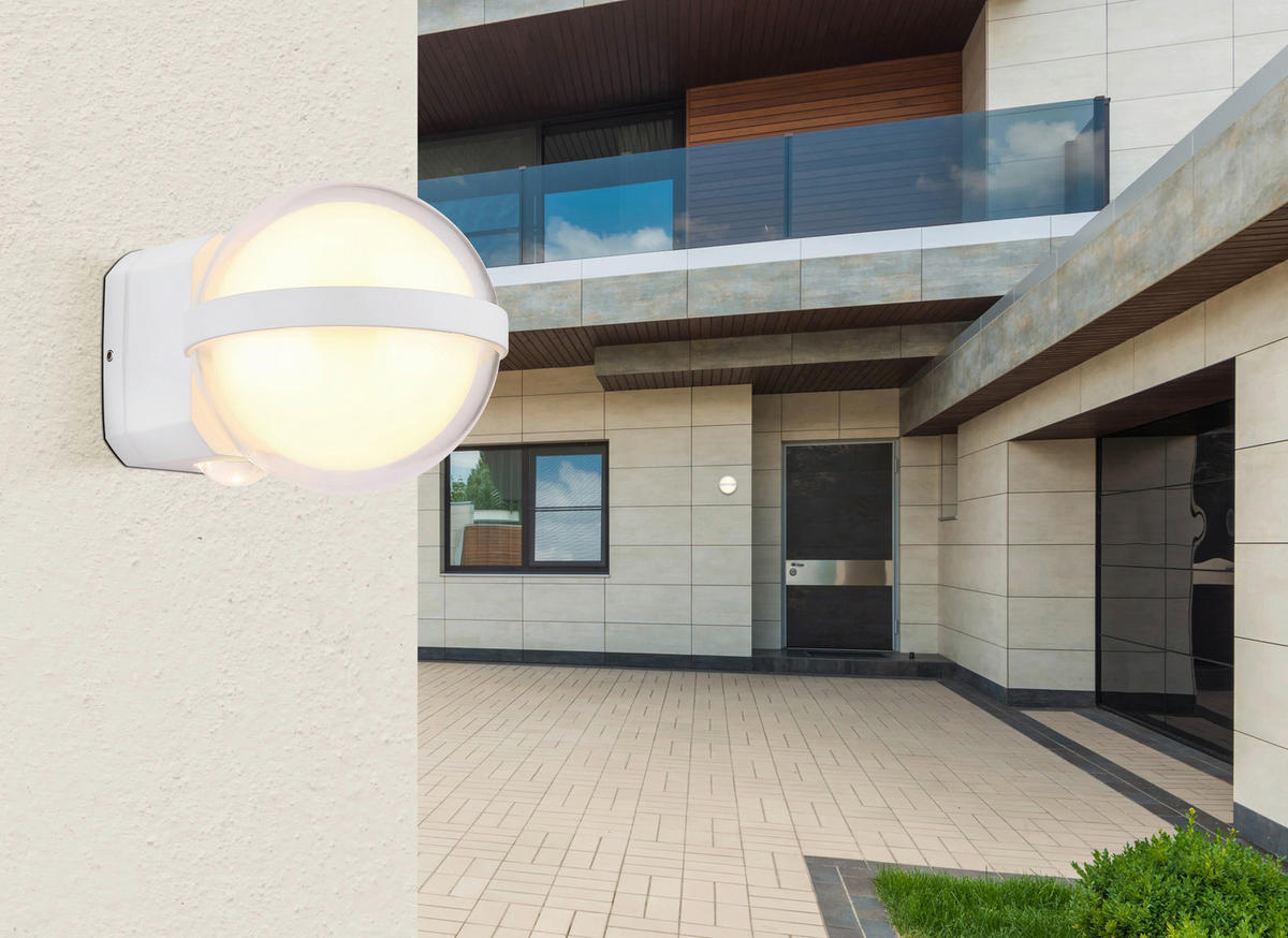 GLOBO LED-Lichterkette ILLI klar B/H: ca. 10,5x11 cm ILLI - klar/weiß (10,50/11,00cm) - GLOBO