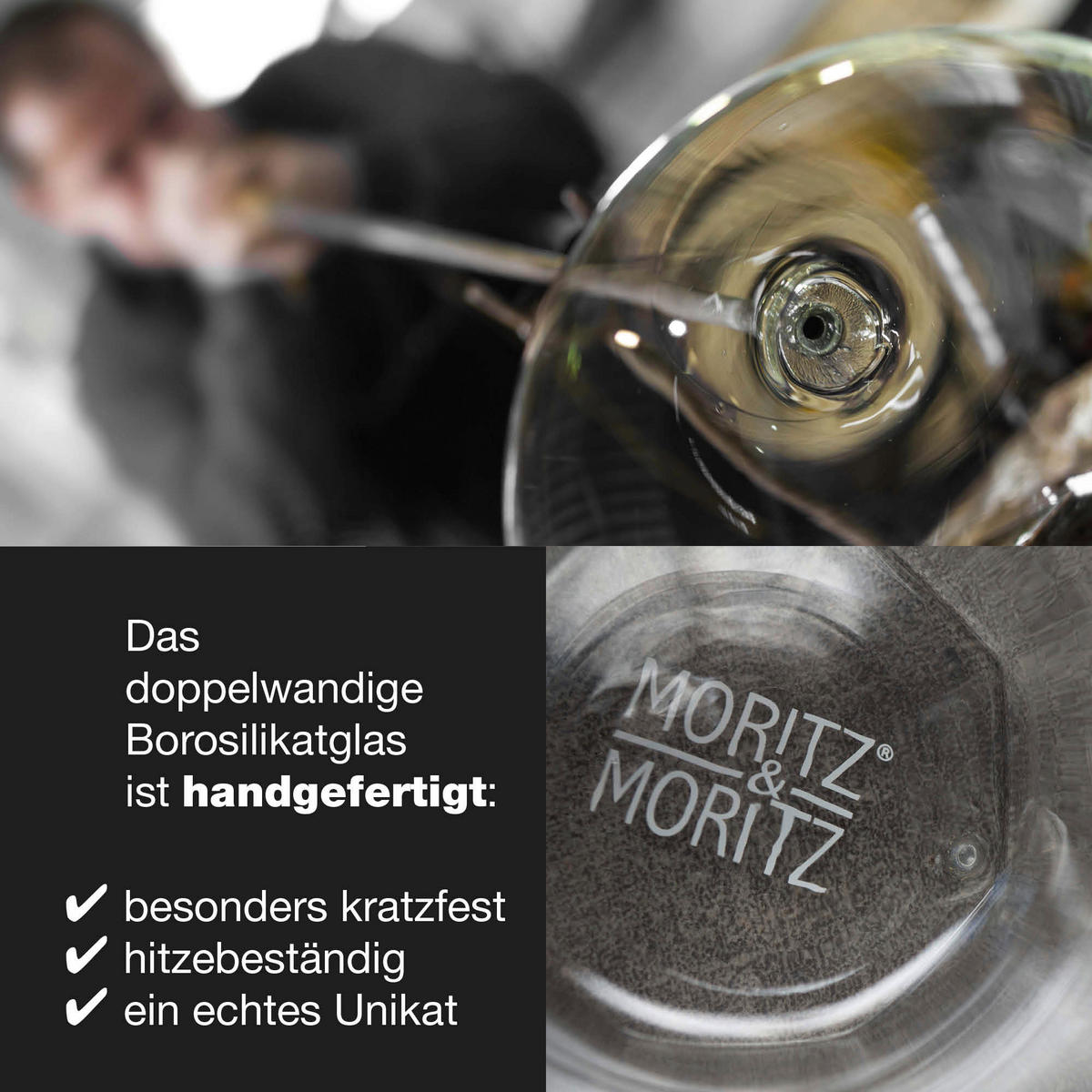 Moritz & Moritz Gläserset Barista glasklar Barista - glasklar - Moritz & Moritz