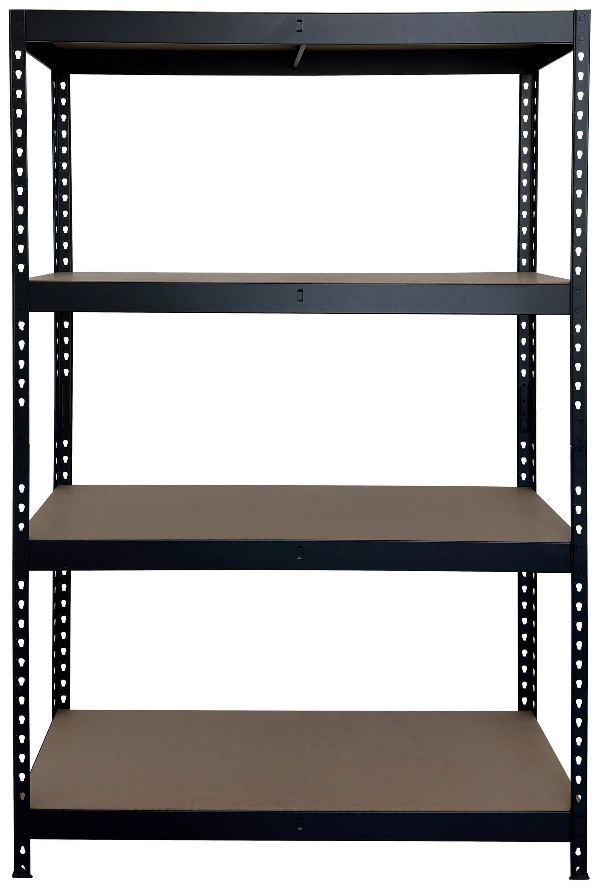 Schwerlaststeckregal schwarz B/H/T: ca. 120x180x45 cm Schwerlaststeckregal 180x120x45cm S - schwarz (120,00/180,00/45,00cm)