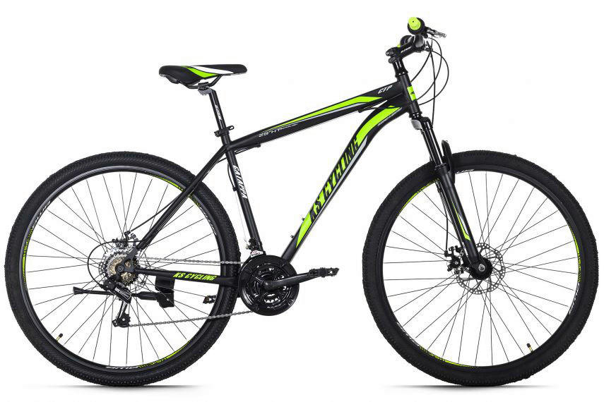 KS-Cycling Mountain-Bike KS889M KS889M 29 Zoll Rahmenhöhe 46 cm 21 Gänge schwarz schwarz ca. 29 Zoll KS889M - schwarz/grün - KS-Cycling