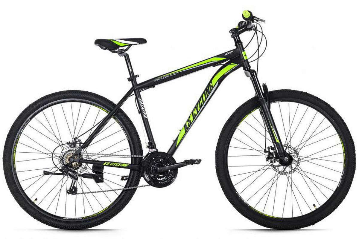 KS-Cycling Mountain-Bike KS889M KS889M 29 Zoll Rahmenhöhe 46 cm 21 Gänge schwarz schwarz ca. 29 Zoll KS889M - schwarz/grün - KS-Cycling