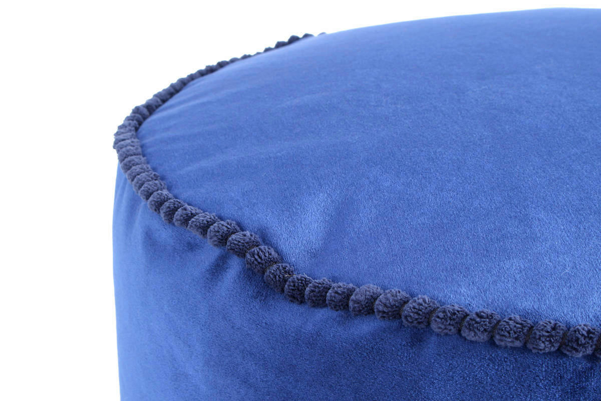 360 Living Hocker Taj Mahal 100 blau H/D: ca. 32x47 cm Taj Mahal 100 - blau (47,00/32,00cm) - 360 Living