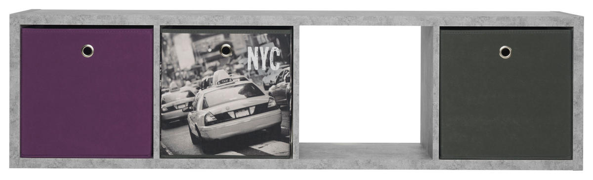 Raumteiler Max Beton Optik B/H/T: ca. 38x141x33 cm Max - (38,00/141,00/33,00cm)