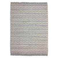 Kayoom Kurzflorteppich Natura 410 silber B/L: ca. 120x170 cm Natura 410 - creme/silber (120,00/170,00cm) - Kayoom