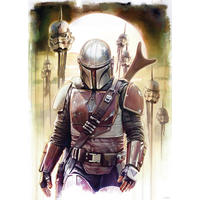 Komar Poster Mandalorian Impaler Disney B/L: ca. 50x70 cm Mandalorian Impaler - (50,00/70,00cm) - Komar