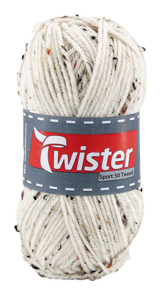 Handstrickgarn Tweed natur L: ca. 15000 cm Tweed - natur (15000,00cm) - Twister