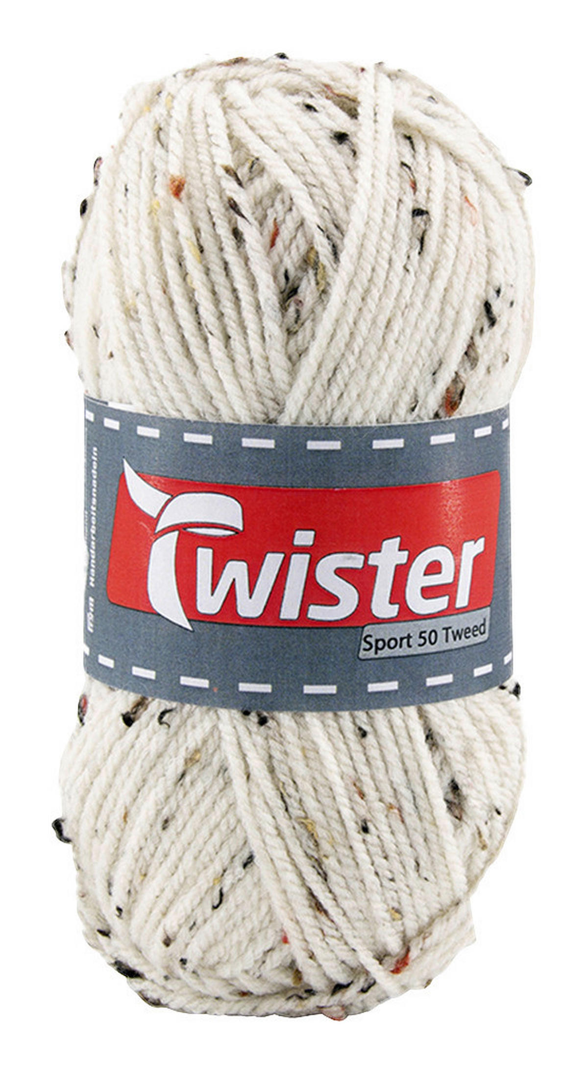Handstrickgarn Tweed natur L: ca. 15000 cm Tweed - natur (15000,00cm) - Twister