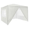 VCM Pavillon weiß Polyester-Mischgewebe B/H/L: ca. 300x187x300 cm Pavillon - weiß (300,00/300,00/187,00cm) - VCM