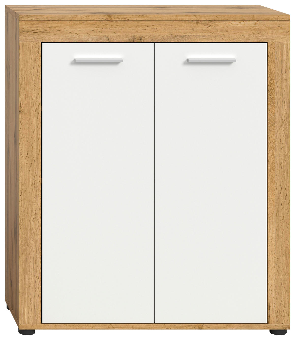 Schuhschrank JAM Eiche Wotan Nachbildung weiß B/H/T: ca. 80x95x35 cm JAM - Eiche/weiß (80,00/95,00/35,00cm) - xonox.home