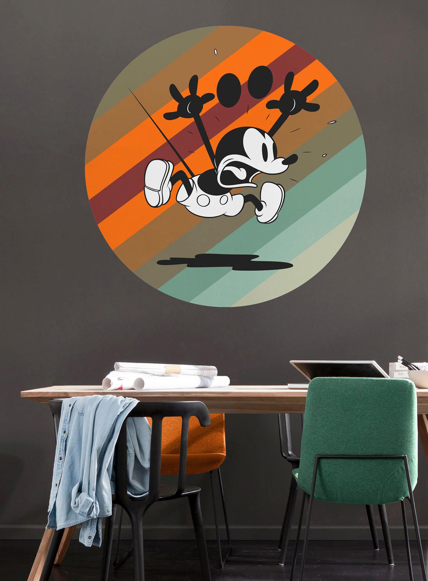 Komar Fototapete Mickey Mouse up and away D: ca. 125 cm Mickey Mouse up and away - (125,00cm) - Komar