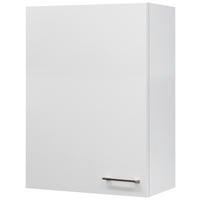 Hängeschrank Vita weiß matt B/H/T: ca. 60x89x32 cm Vita - weiß/Edelstahl (60,00/89,00/32,00cm) - Flex-Well