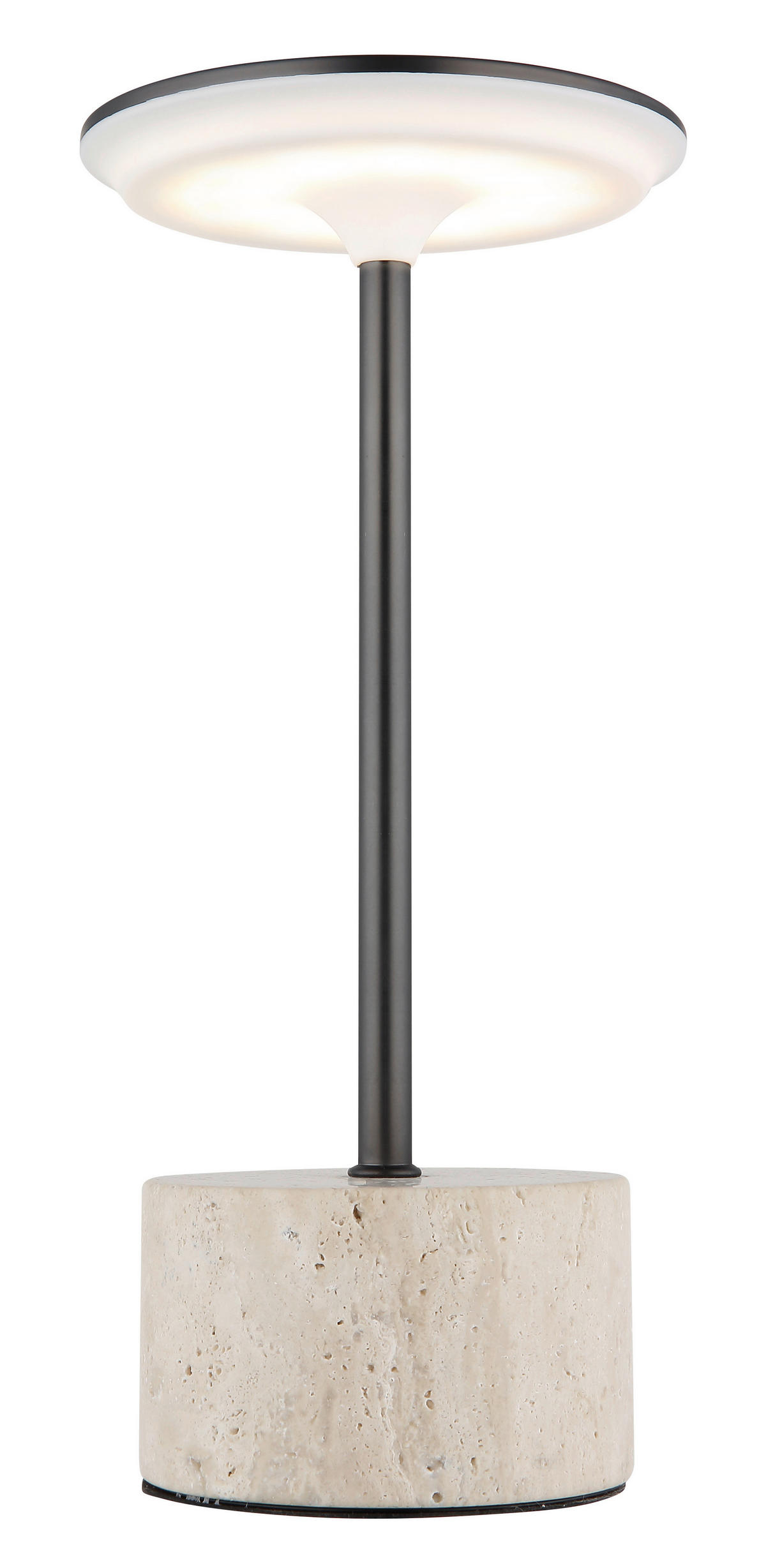 GLOBO Tischleuchte Tischleuchte-Laurena - sand/Chrom (16,50/16,50/31,50cm) - GLOBO