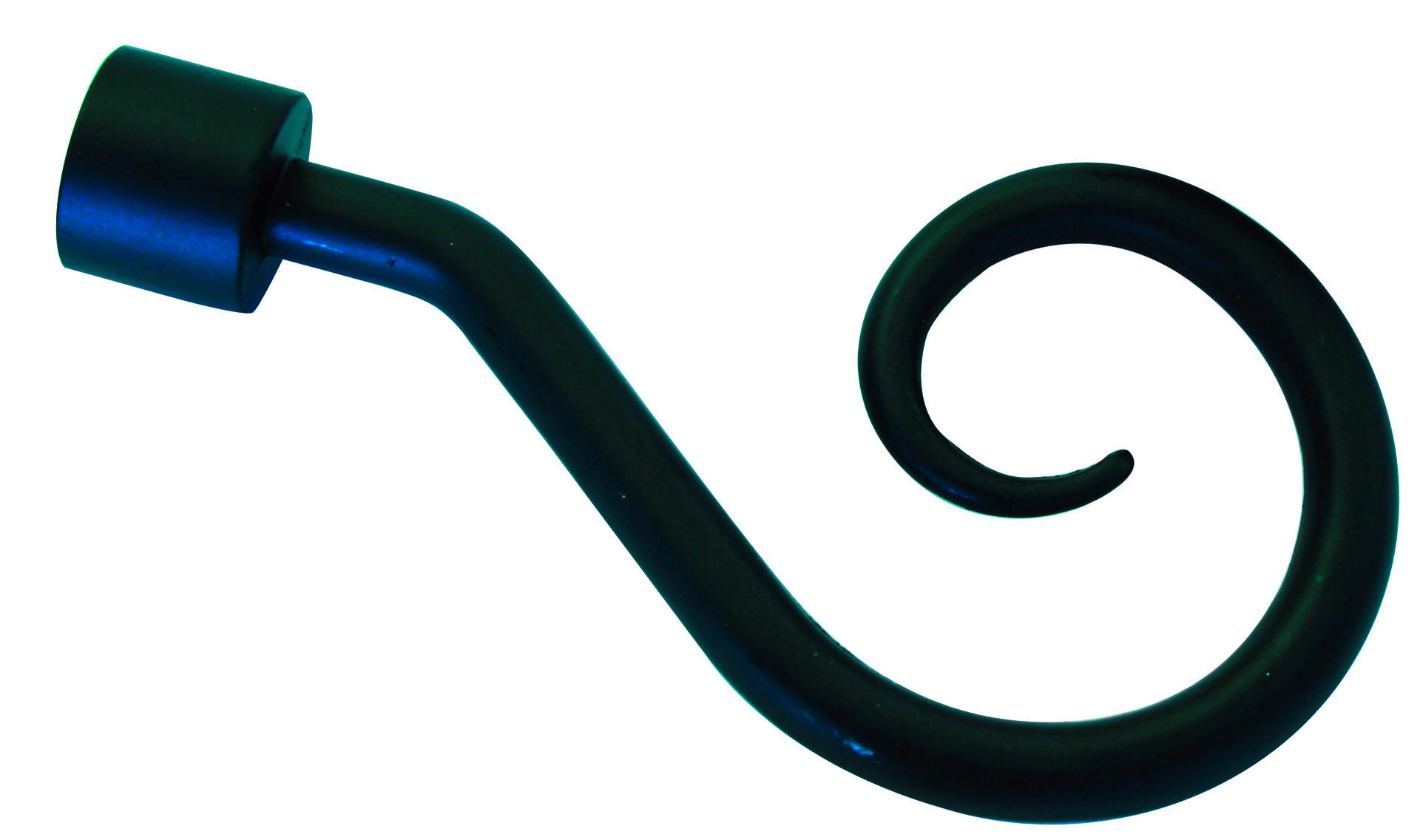 Boviva Endknopf Bogen Bogen - schwarz (1,60cm) - Boviva