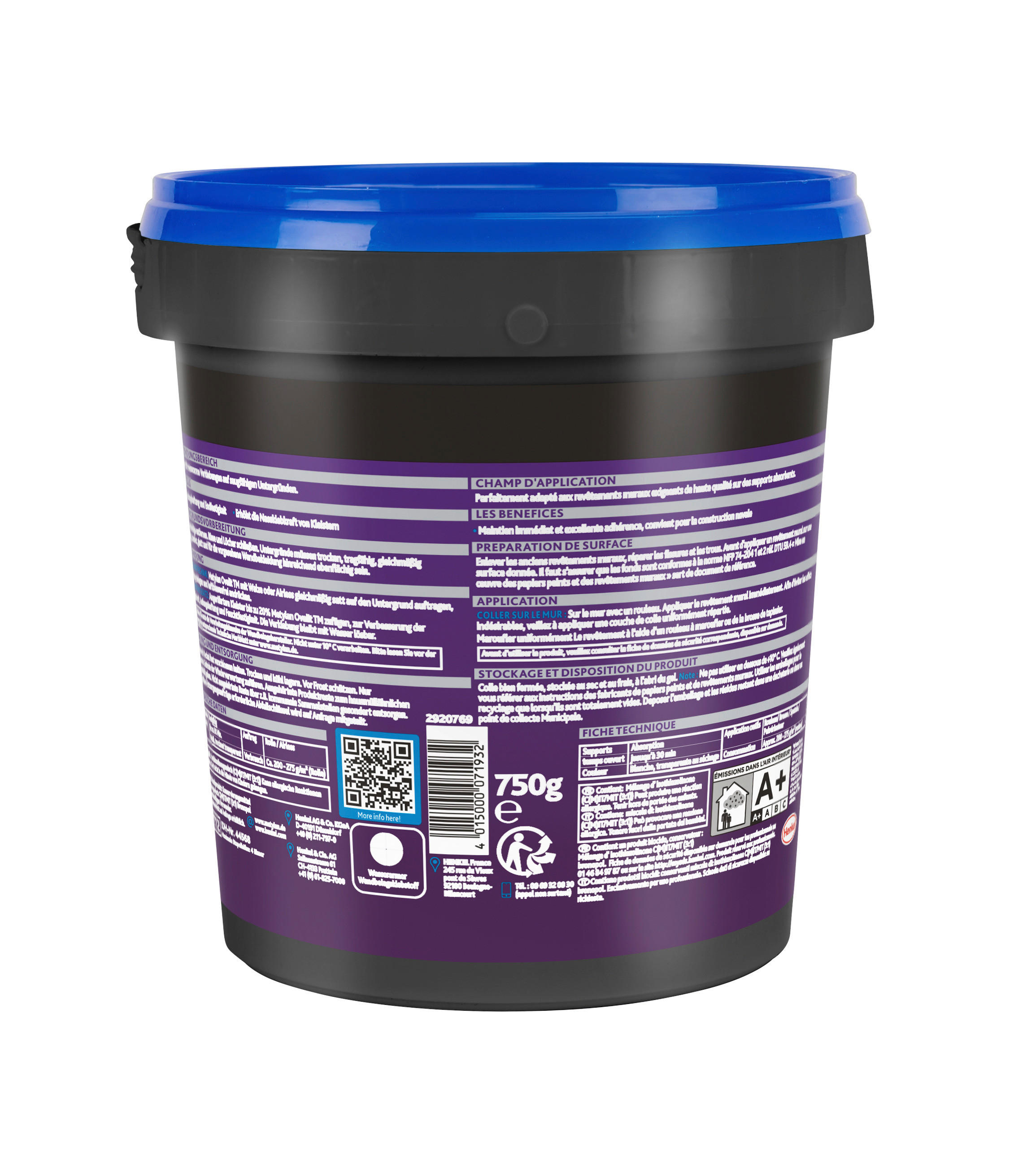 Metylan Wandbelagskleber Ovalit ca. 750 g Ovalit - Metylan