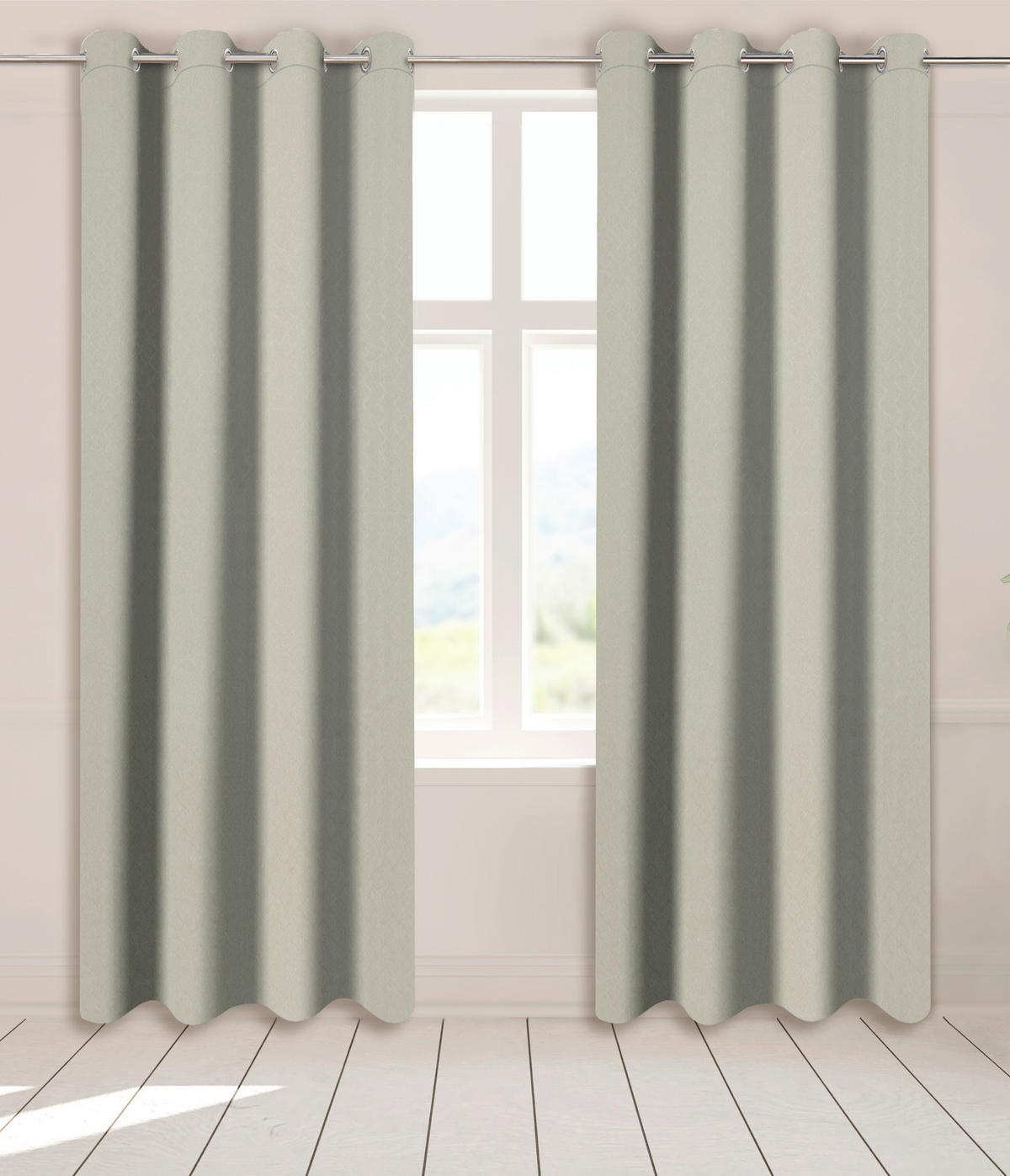 Verdunklungsvorhang Larius beige B/L: ca. 140x245 cm Larius - beige (140,00/245,00cm)