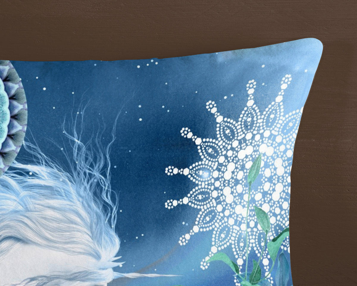 Bettwäsche Lumi blau Baumwolle B/L: ca. 155x220 cm Lumi - blau (155,00/220,00cm) - HIP