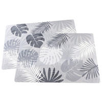 Ritzenhoff & Breker Platzmatte Platzmatte_Dschungelblatt - grau (45,00/30,00cm) - Ritzenhoff & Breker