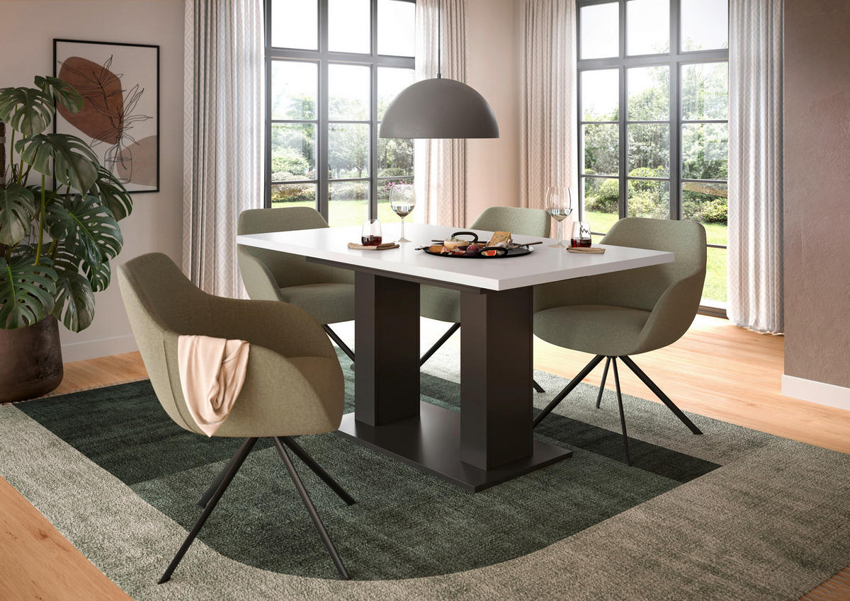 Esstisch MOTION grau B/H/T: ca. 150x76x90 cm MOTION - grau (150,00/76,00/90,00cm) - xonox.home
