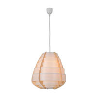 Näve Leuchten Pendelleuchte Malmö NV7076111 weiß Kunststoff H/D: ca. 36x37 cm E27 1 Brennstellen Malmö - weiß (37,00/36,00cm) - Näve Leuchten