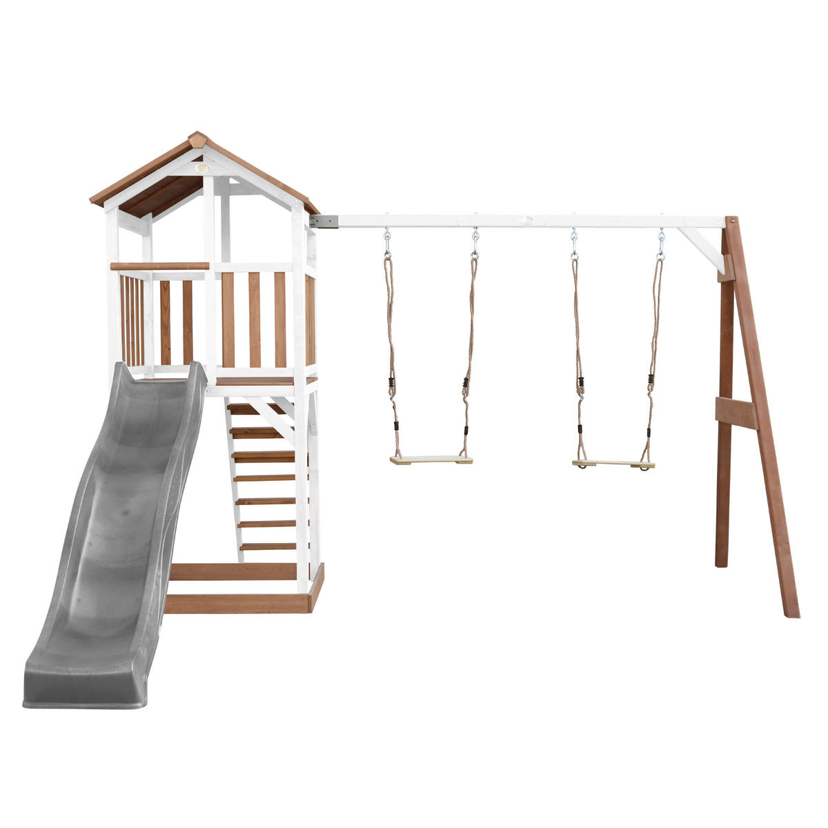 AXI Spielturm Beach Tower braun B/H/L: ca. 357x242x349 cm Beach Tower - braun/weiß (349,00/357,00/242,00cm) - AXI