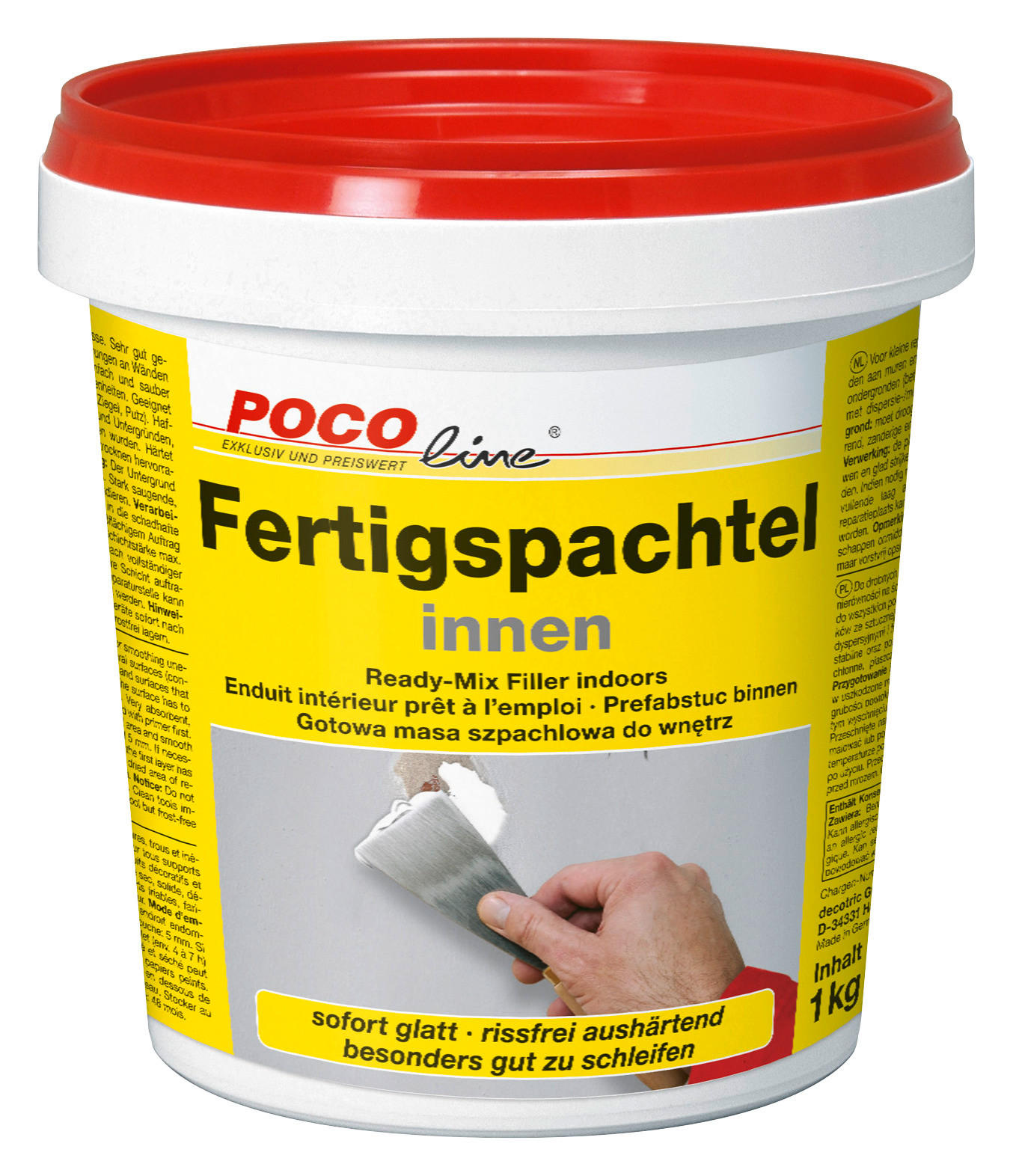 Fertigspachtel ca. 1 kg Fertigspachtel_Innen 1kg - POCOline