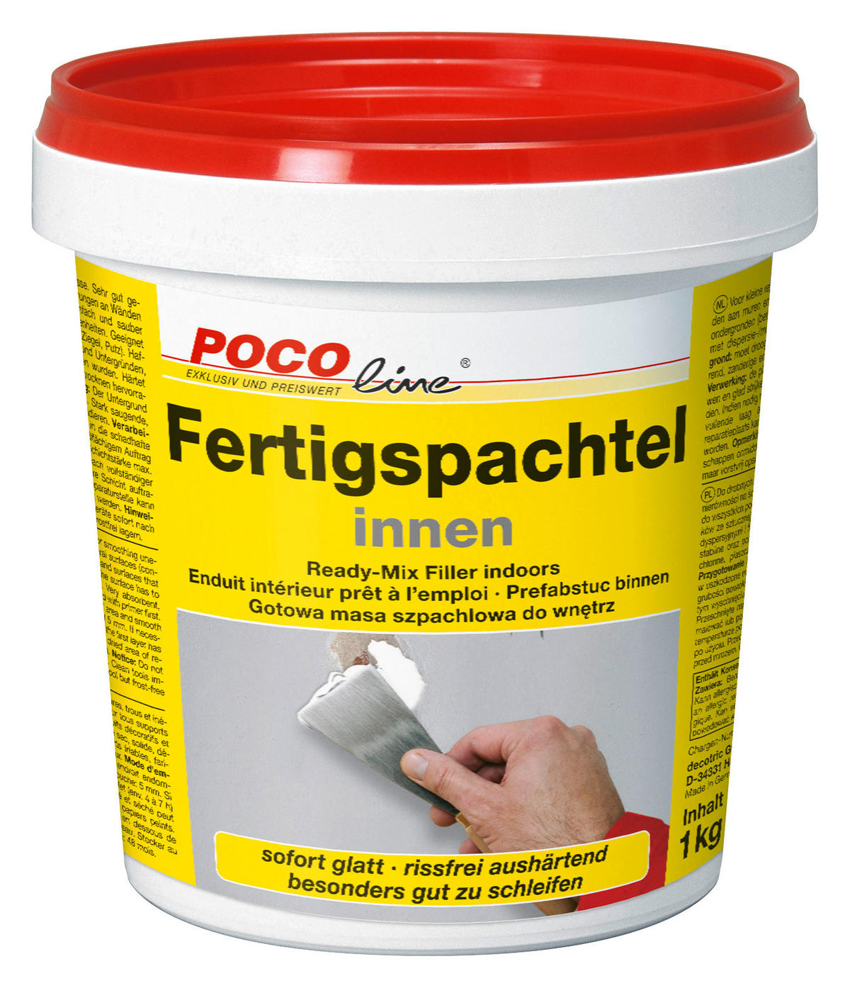 Fertigspachtel ca. 1 kg Fertigspachtel_Innen 1kg - POCOline